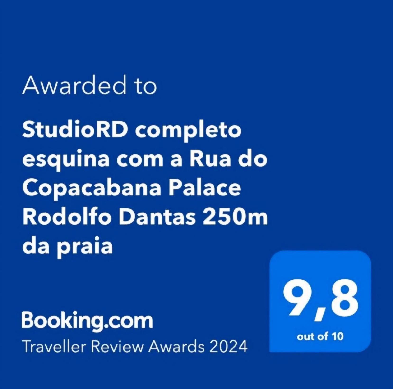 Studiord Copacabana 250M Da Praia Esquina Com A Rua Do Copacabana Palace Rodolfo Dantas Rio de Janeiro Dış mekan fotoğraf